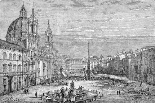 Italie rome place - rome:, navone