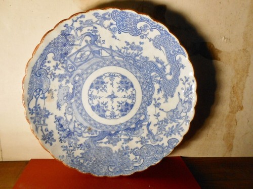 Grand plat porcelaine - plat,