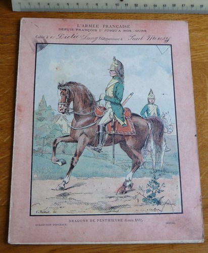 Ancien protège cahier - ancien, protège-cahier