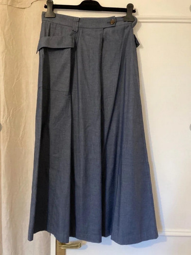 Jupe chambray coton momoni - chambray,