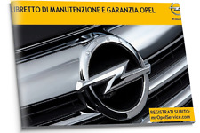 Opel nettoyer Italien Carnet d'entretien 2013-17