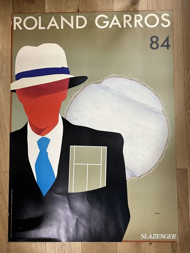 Roland garros 1984 affiche - roland,