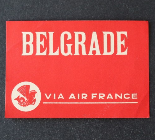 Ancienne étiquette bagage
