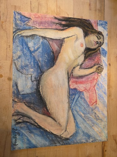 Superbe pastel gérard fagard - pastel,