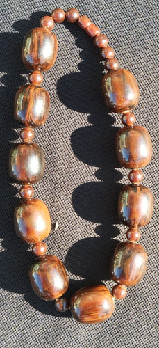 Ancien collier bakelite design - bakelite,