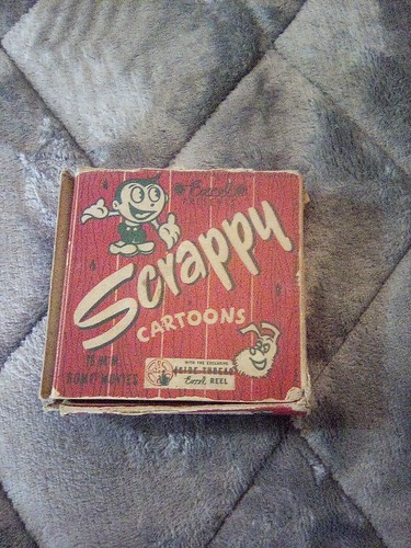 16mm columbia cartoon - b/w,