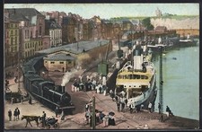 CPA Dieppe, Vue sur la Gare