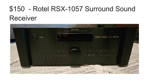 Rotel rsx 1057 black - rsx-1057,