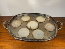 Ancien Plateau + 6 Dessous de