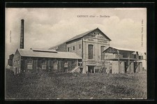 CPA Catenoy, Distillerie 