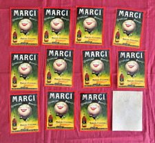 N°14175 : 12 etiquettes; le