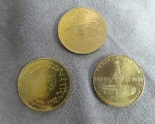 Lot de 3 PIECES d'EUROS et d'ECUS de collection: 1995 et 1996.