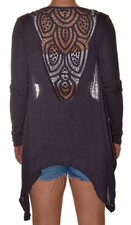 Gilet fin manches longue asymétrique taille S/M - très bon état