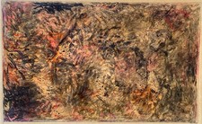 Raphael Lonné art brut Original Encre sur papier 19x31cm Signé daté avril 70