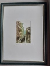 Eau forte Venise originale