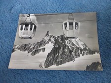 ancienne CPA telepherique dent du Geant 4014 m Vue funiculaire glaciers mt blanc