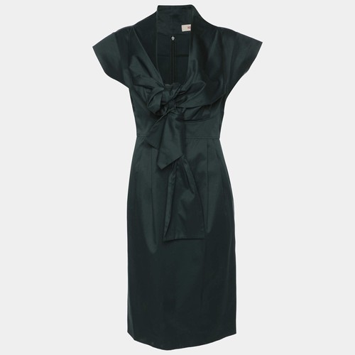Robe midi cravate coton - robe, en
