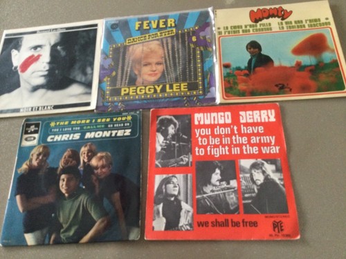 Lot disques 45t - 5,