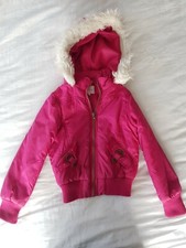 Blouson bomber fille rose