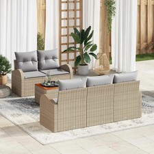 Ensemble de canapé de jardin Poly rotin Ensemble en rotin synthétique vidaXL vid