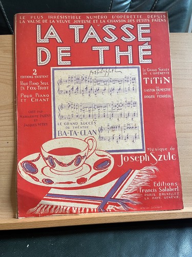 Joseph szulc tasse thé - szulc, de