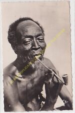 RPPC CPSM MOYEN CONGO M'Bé Homme Vieillard Batéké Edit CARTE AFRICAINE