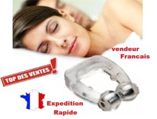 Anneau magnétique clip aimant Anti-ronflement Silicone étui contre l'apné