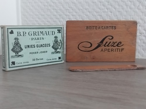 Boite cartes vintage - cartes, suze