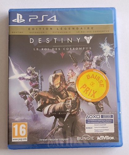 Jeu ps4 destiny - jeu, le