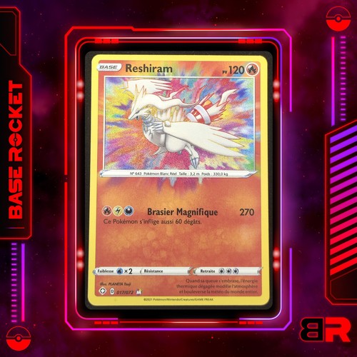 ꓭr carte pokémon reshiram - ꓭr,