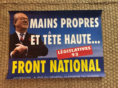 Affiche front national - affiche, fn