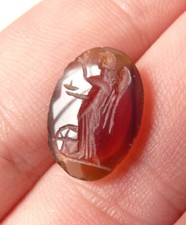 Sceau intaille cornaline  19e