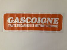 Grand autocollant sticker publicitaire Gascoigne Materiel agricole et d’élevage