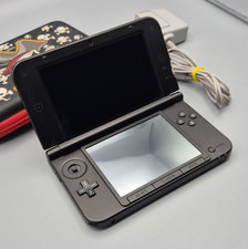 Nintendo 3DS XL Black Handheld Console, Charger, Case, SPR-001 (EUR), READ