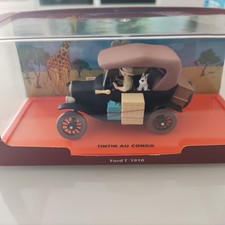 Tintin congo voiture ford - tintin,