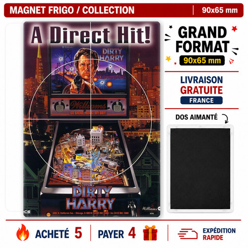 Magnet frigo flipper dirty - flipper,