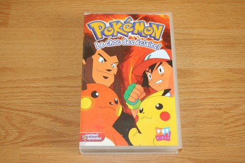 Cassette vidéo vhs pokémon - cassette,