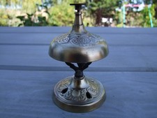 cloche de comptoir, sonnette de table en laiton