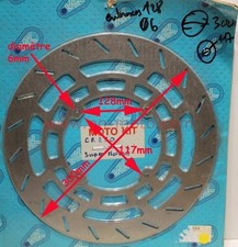 DISQUE AVANT MOTO KIT CR 250 SUPER MOTARD 300mm