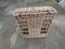 WW1 ALLEMAND GERMAN Panier en Osier Transport a Obus