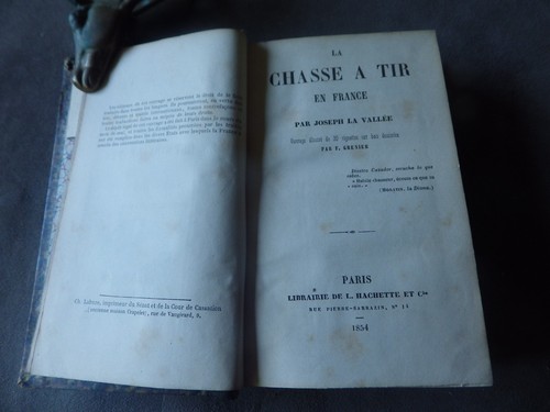 Joseph vallee chasse - chasse, tir