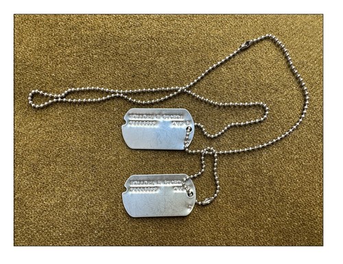 Ww2 dog tag - dog,