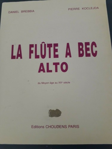 Flûte bec alto - à,