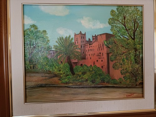 Peinture école marocaine - peinture,