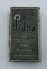 Boîte En Fer Sidna Poudre Spéciale Pour Tir Et Pour Chasse Montecatini 250