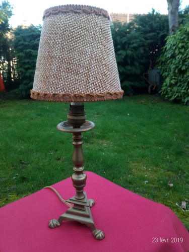 Ancienne lampe chevet en - ancienne, de