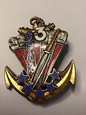 Insigne Militaire Parachutiste 3°rpima Drago Paris Chuteur N°00493 Drago Paris 