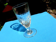 beau verre absinthe ancien pied douche épais torsadé époque 19 ème siècle
