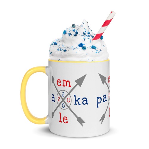 Tasse mit farbiger - , innenseite