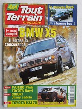 TOUT TERRAIN N° 129 /PAJERO VS RAV4/ JIMNY CABRIO/ BMW X5 /TOYOTA HZJ 75